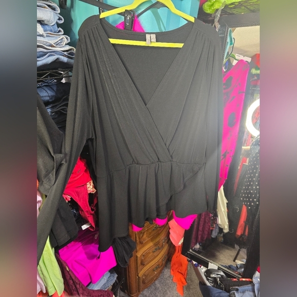 ASOS Curve Tops - NWOT Asos curve black blouse size 18